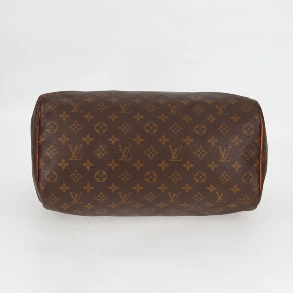 LOUIS VUITTON Monogram Speedy 35 Hand Bag M41524 LV Auth 137076 - Picture 7 of 16